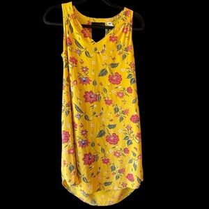 Old Navy Yellow Floral Dress